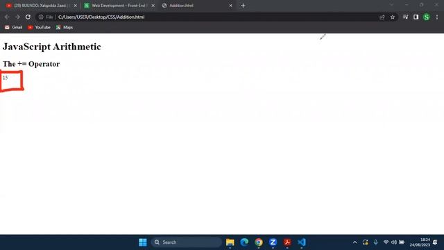 Lesson 15: JavaScript Operators | Arithmetic Operators | Sahalsoftware смотреть онлайн