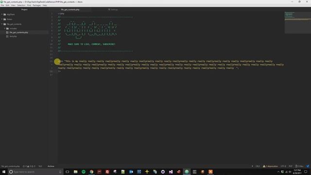 Atom - Enable Line Wrapping смотреть онлайн