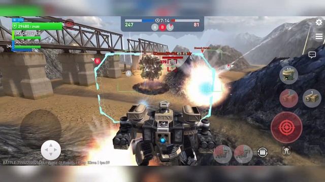 MACH vs Comm - World Of Robots - Clans War смотреть онлайн