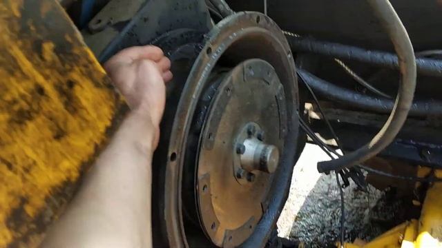 Снятие двигателя с китайского погрузчика Fukai ZL930S