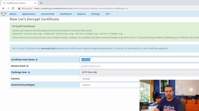 Let's Encrypt FreePBX смотреть онлайн