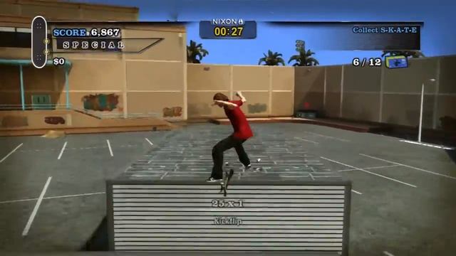 Tony Hawk's Pro Skater HD: School II - How To Kickflip TC's Roof Gap (How To Guide / Walkthrough) смотреть онлайн