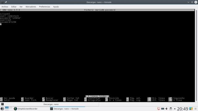 03 - Archivo de Opciones Para Inicio de Sesión [MariaDB 10] смотреть онлайн