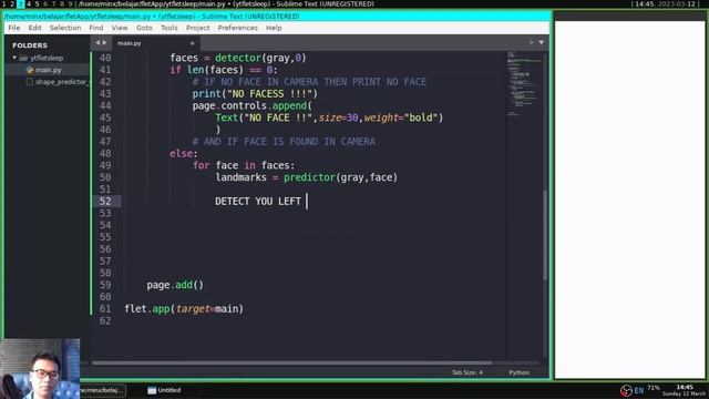 Flet Tutorial - Detection Sleep Or Not смотреть онлайн