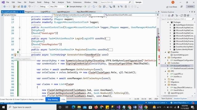 asp.net core web api authentication jwt - Registration / Login Identity User / Authentication смотреть онлайн