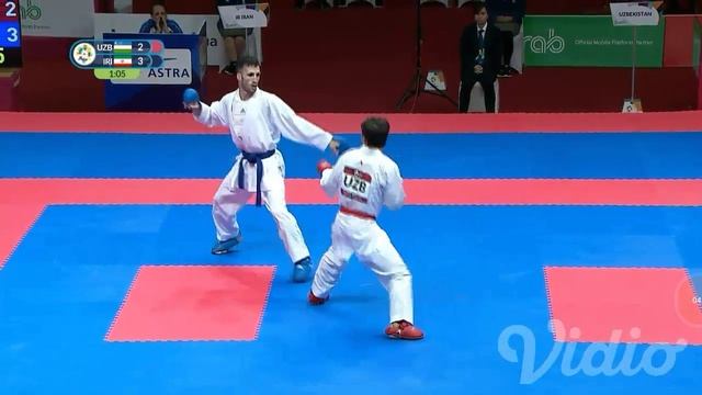AsianGames2018 Karate Kumite -60 Kg Amir Mahdizadeh Iran Vs S. Saymatov Uzbekistan By vidio.com смотреть онлайн