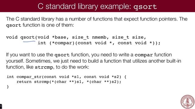 Lecture 8: Generic Stack in C using void * смотреть онлайн