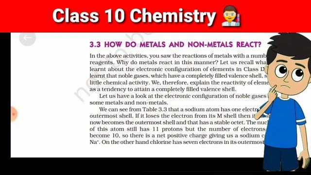 How do Metals and Non- Metals React - Ionic Compound Part 1 Class 10 Science Metals and Non- Metals смотреть онлайн