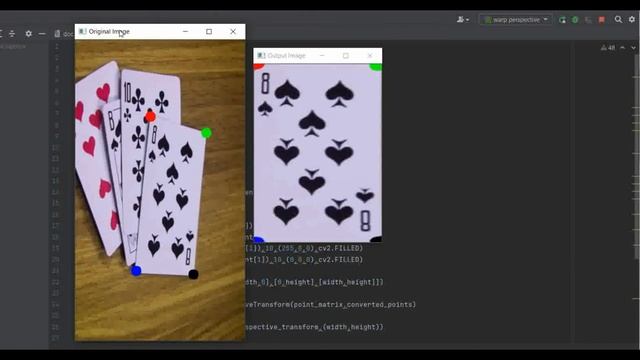 Warp perspective and Transform OpenCV python смотреть онлайн