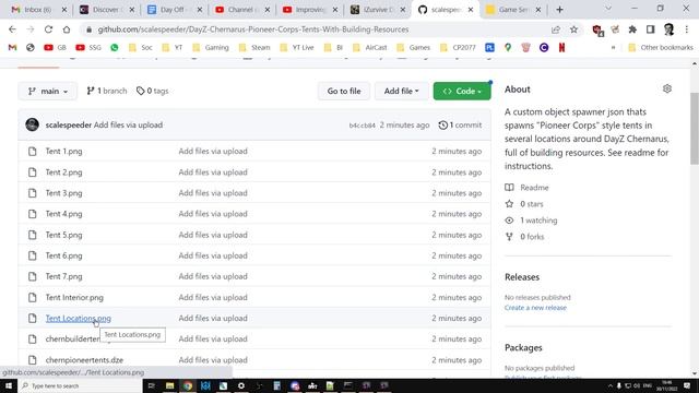 DayZ Chernarus Community Server "Pioneer Corps" Base Building Resource Tents Custom Json File смотреть онлайн