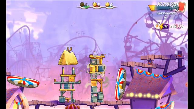 Angry Birds 2 AB2 Mighty Eagle Bootcamp (MEBC) - Season 26 Day 44 (2 Bubbles) смотреть онлайн