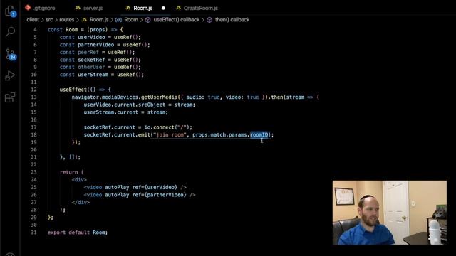 WebRTC Tutorial | Video Chat App Using Native WebRTC API From Scratch смотреть онлайн