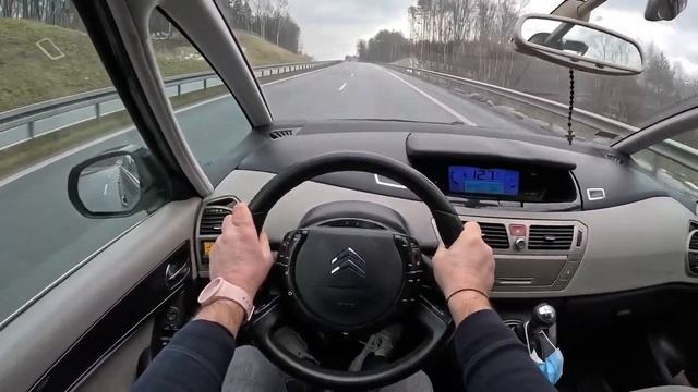 2007 Citroen C4 Picasso 1 6 HDi 109HP 0 100 POV Test Drive смотреть онлайн