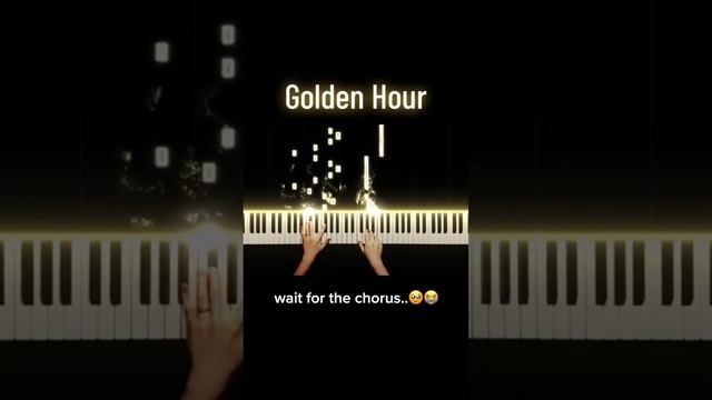 golden hour piano tutorial? #jvke #goldenhour смотреть онлайн