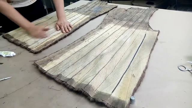 Как перешить норковую шубу. (2 видео) смотреть онлайн