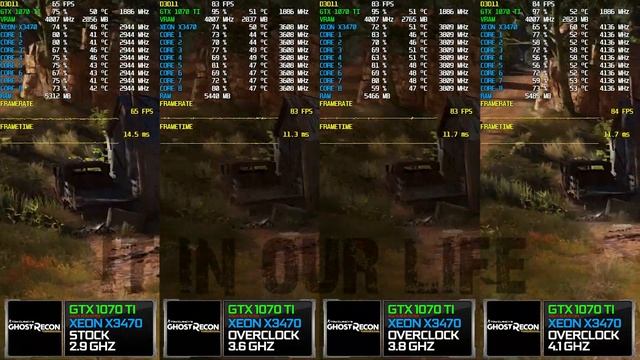 Xeon x3470 + GTX 1070 Ti | Stock vs Overclock v.3 | 2.9ghz vs 3.6ghz vs 3.8ghz vs 4.1ghz [1080p] смотреть онлайн
