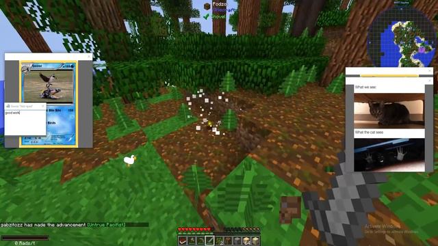 Modded Minecraft but I installed a goose virus смотреть онлайн