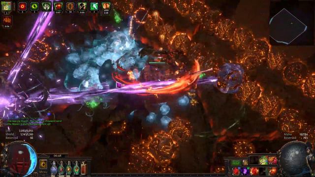 POE 3.21 Pathfinder Toxic Rain - Manaforged Arrows Test(Uber Searing Exarch) смотреть онлайн
