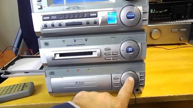 JVC MX MD70R MINI HIFI RDS TEXT RÁDIÓ MINI DISC RECORDER PLAYER 3CD FIÓKÓS NAGYON SZÉP HANGÚ MEGKÍM смотреть онлайн