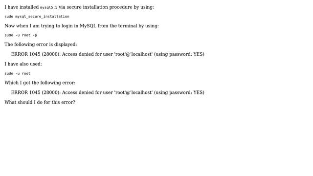 Databases: MySQL login after secure installation (2 Solutions!!) смотреть онлайн