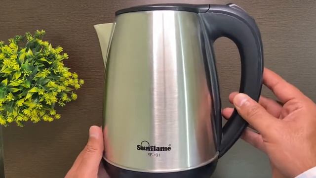 SUNFLAME SF-191 Electric Kettle (1.8 L, STEEL, Black) | #Sunflamekettle #Electrickettle | HIKONAVA смотреть онлайн