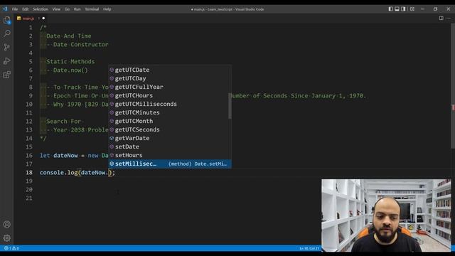 Learn JavaScript In Arabic 2021 - #159 - Date And Time Introduction смотреть онлайн