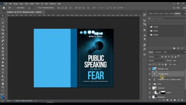 BOOK COVER Design Photoshop Tutorial смотреть онлайн