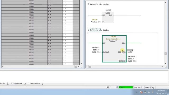 How to use SFC20 BLKMV with ANY POINTER in Siemens Step-7 смотреть онлайн