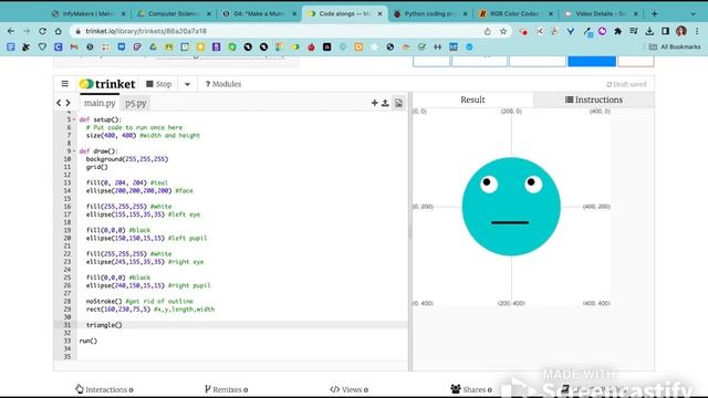 Code a Mask (p5.js) -- teeth смотреть онлайн