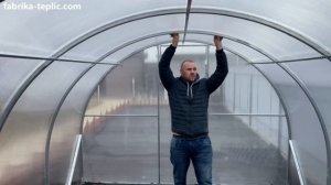 Супер прочная теплица «Титан». Оцинкованная квадратная труба 30х30. Гарантия 10 лет