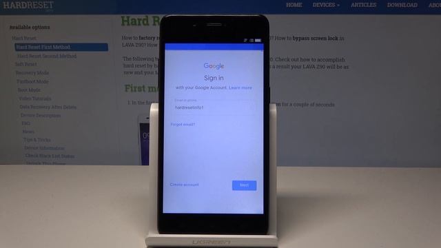 How to Bypass Google Account in LAVA Z90 - Unlock Google Protection Solution смотреть онлайн