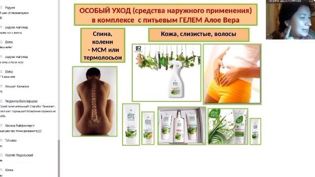 Термолосьон LR Aloe Vera. Применение. Доцент Т.Шерстобитова