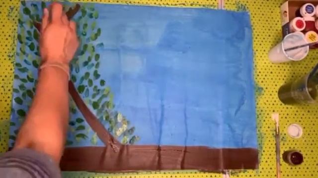 СДК с.В-Юрт Мастер-класс - «Рисунок улей из Пузырчатой пленки» смотреть онлайн