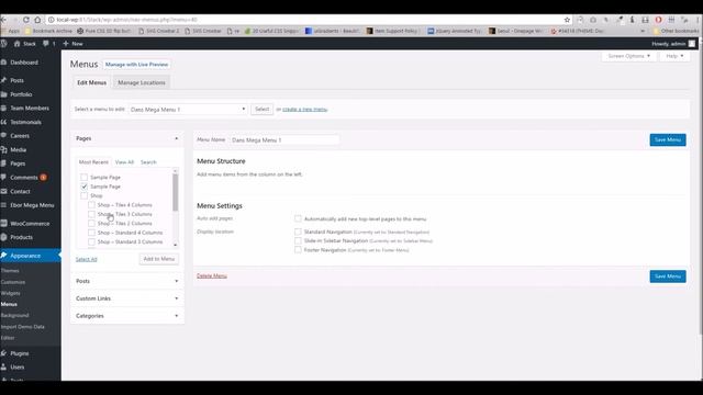 Stack WordPress Theme - Ebor Mega Menu Overview смотреть онлайн