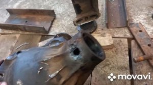перепресовка чулков уазовского моста для самодельного трактора....