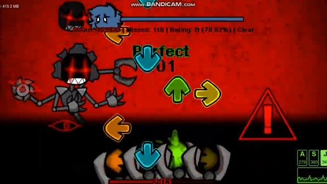 Massacre [NEW] Gameplay (vs KB) | FNF Inhuman Recreated OS 0.9.3 смотреть онлайн