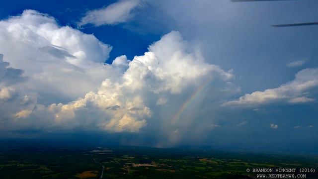 4K Time Lapse of Towering Cumulus and Rainbow via Drone смотреть онлайн