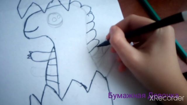 рисуем динозавр 3 в 1. Подарок, игрушка, открытка. смотреть онлайн