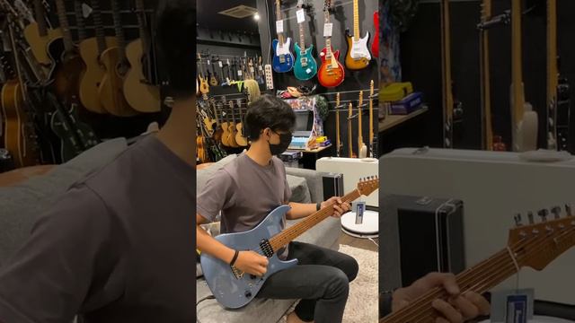 Boss Katana 100 Head with Ibanez AZ2402 Prestige Sound Sample! смотреть онлайн