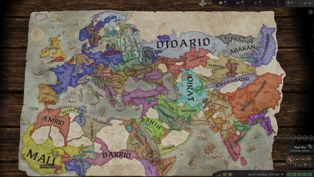 Nations always at war in Crusader Kings 3 Timelapse смотреть онлайн