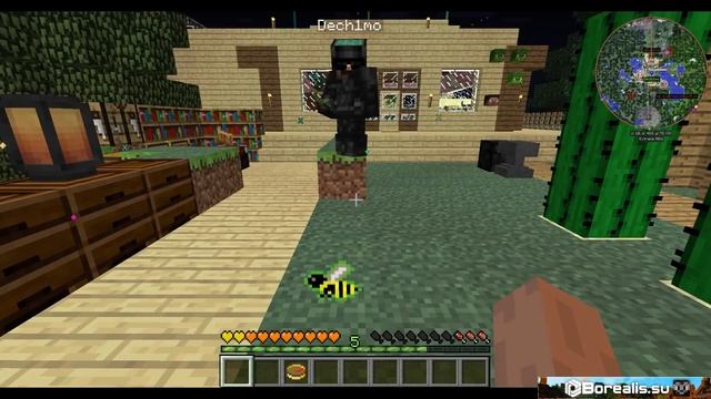 Майнкрафт Forestry дюп! Как получать бесконечно мед и пчел! смотреть онлайн