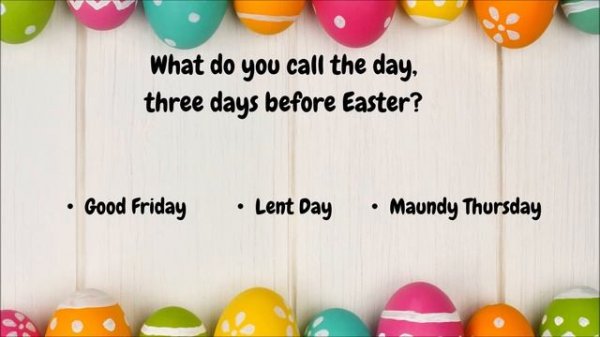 Easter Trivia Questions |All About Easter | Trivia Games | Direct Trivia