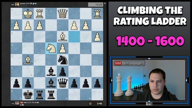 Chess Rating Climb:1400-1600 | Chess Strategy, Ideas, Concepts for Beginner and Intermediate Player смотреть онлайн
