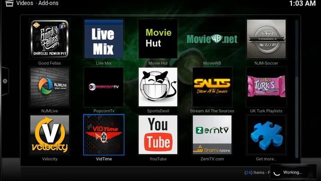 KODI FREE LIVE TV / MOVIES AND MUCH MORE ( VIDTIME ) смотреть онлайн