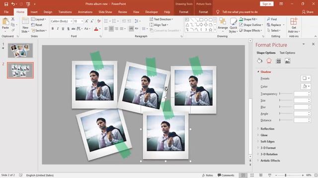 how to create photo frame in PowerPoint | Amazing Photo Frame смотреть онлайн
