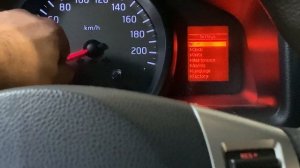 Nissan NV200 change menu language