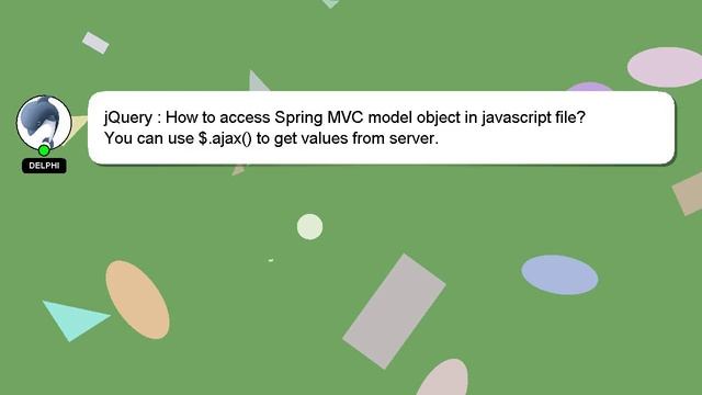 jQuery : How to access Spring MVC model object in javascript file? смотреть онлайн