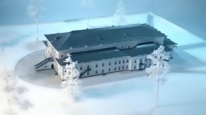 Изготовлении архитектурных макетов. Макет здания театра.