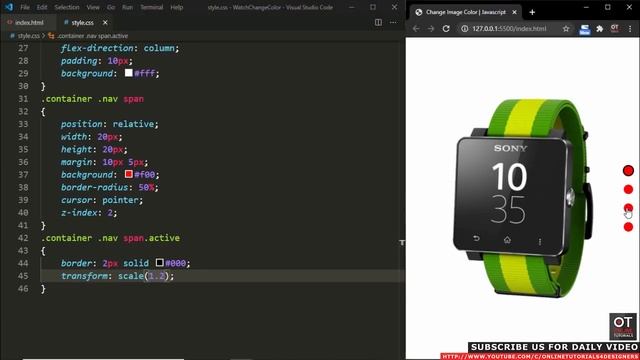 Advanced CSS & Javascript Effects | Change Image Color on Click using CSS and Vanilla Javascript смотреть онлайн