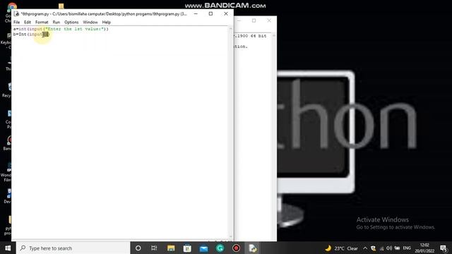 Lec 7 : How to get Input from User and print Arithmetic Operator in Python Programming? смотреть онлайн